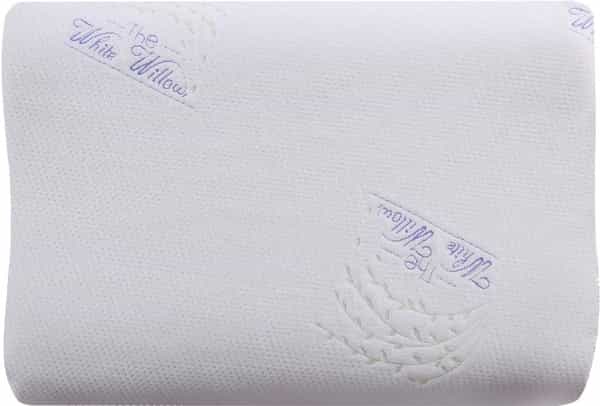 The White Willow Cervical Orthopedic Memory Foam Cooling Gel Xs Contour Neck Support Pillow Multi