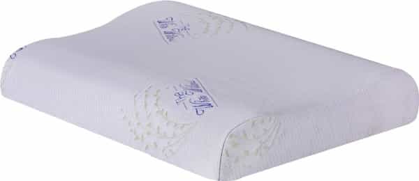 The White Willow Cervical Orthopedic Memory Foam Cooling Gel Xs Contour Neck Support Pillow Multi