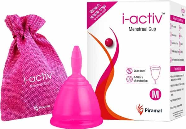 I-Activ Menstrual Cup- 100% Medical Grade Liquid Silicone Protection Medium