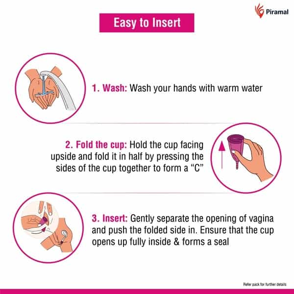 I-Activ Menstrual Cup- 100% Medical Grade Liquid Silicone Protection Medium