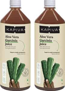 Kapiva Aloe Vera + Garcinia Juice (2l)|garcinia Cambogia|no Added Sugar - Super Saver Pack Of 2