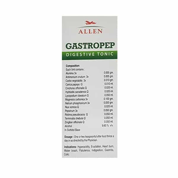 Allen Laboratories Gastropep Digestive Sugar Free