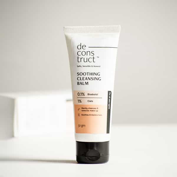 Deconstruct Soothing Cleansing Balm - 0.1% Bisabolol And 1% Avena Sativa Oil (50Gm)