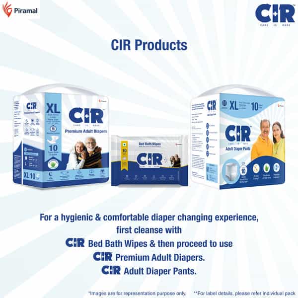 Cir Diaper | Adult Diaper | Extra Large | Premium Pant Style | Waist(40"-59") | Pack Of 1 (10 Units)