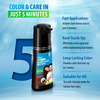 Nisha Quick Hair Color | 5 Minutes Shampoo Hair Colour Dark Brown 180ml | 5 Weeks Long Lasting