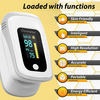 Mievida Finger Tip Pulse Oximeter Pro With Oled Display Pulse Rate Indicator (Black)