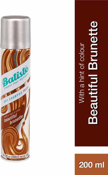 Batiste Instant Hair Refresh Dry Shampoo Plus With A Hint Of Colour Beautiful Brunette - 200Ml