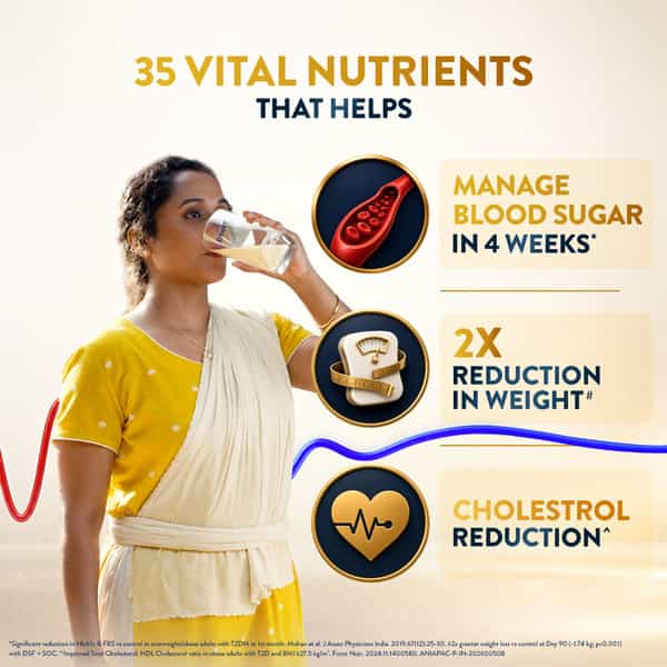 Ensure | Diabetes Care Nutrition Drink For Adults | Vanilla Delight | Box | 950 Gm