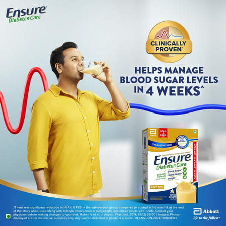 Ensure Diabetes Care Nutrition Drink Vanilla Delight Flavour Box 950 Gm