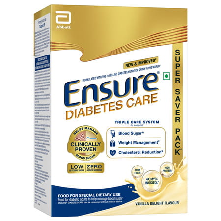 Ensure Diabetes Care Nutrition Drink Vanilla Delight Flavour Box 950 Gm