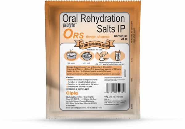 Prolyte Ors Powder Orange Flavour Sachet 21 Gm
