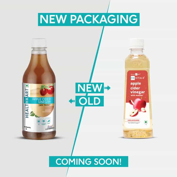 Hk Vitals Apple Cider Vinegar With Mother | Unflavored Vinegar | 1 Litre