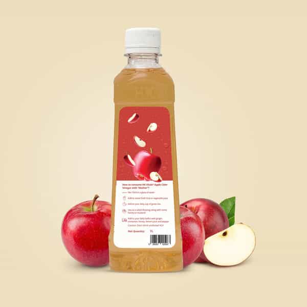 Hk Vitals Apple Cider Vinegar With Mother | Unflavored Vinegar | 1 Litre