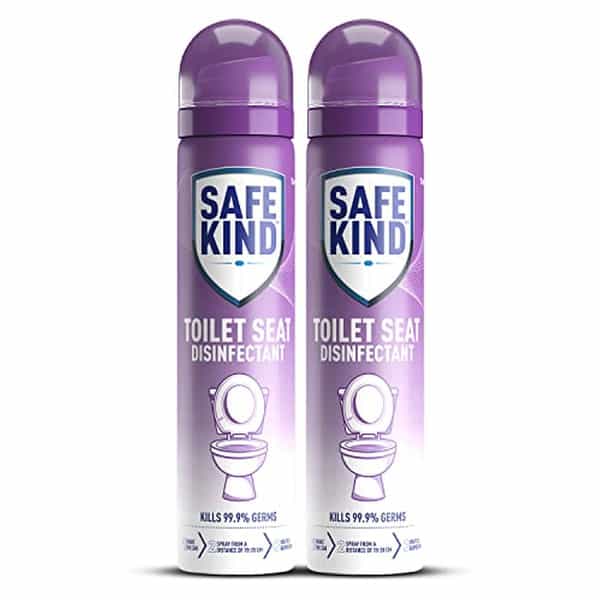 Mankind Safekind Toilet Seat Disinfectant Spray For Instant Disinfection 75Ml (Pack Of 2)