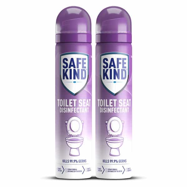Mankind Safekind Toilet Seat Disinfectant Spray For Instant Disinfection 75Ml (Pack Of 2)