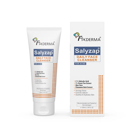 Fixderma Salyzap Daily Face Cleanser For Acne 100 Ml