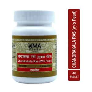 Uma Ayurveda Chandrakala Ras Ayurvedic Tablets 40 Tab
