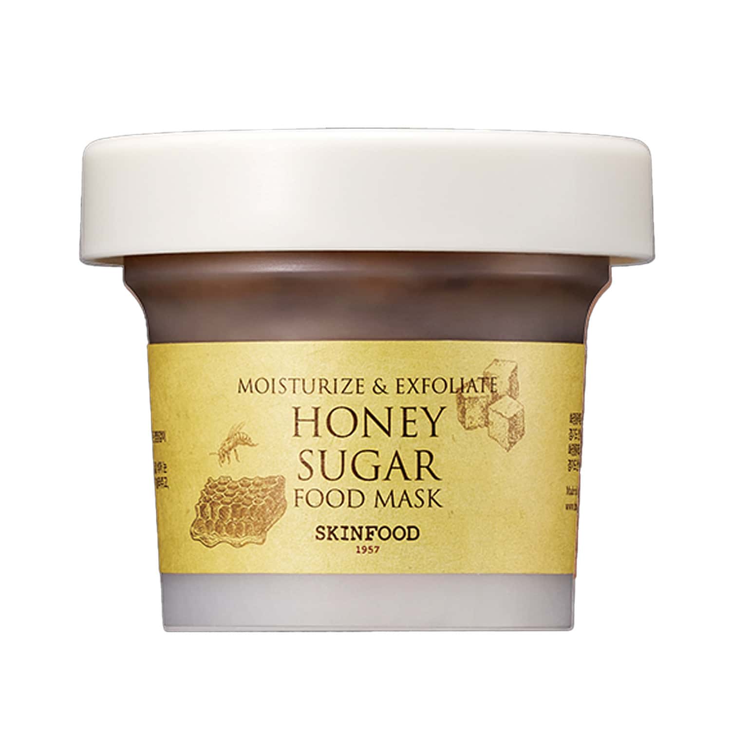 Skinfood Honey Sugar Food Mask - Korean Face Cleanser - Korean Skincare - 120g