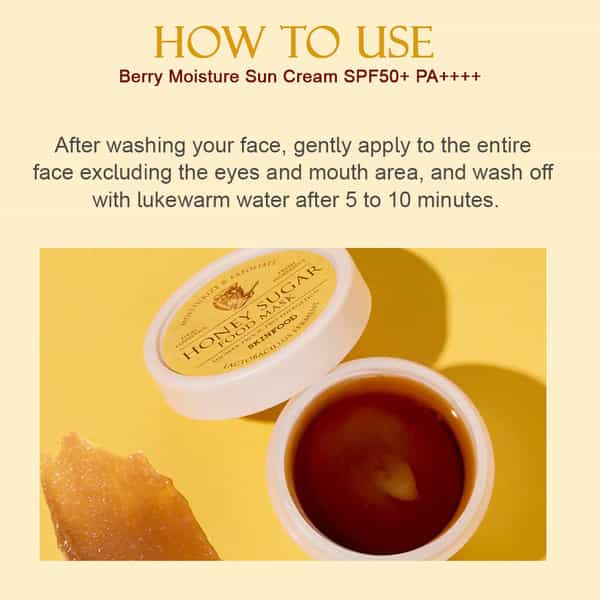 Skinfood Honey Sugar Food Mask - Korean Face Cleanser - Korean Skincare - 120G
