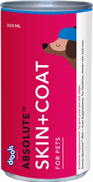 Drools Absolute Skin & Coat Syrup - Dog Supplement 300Ml