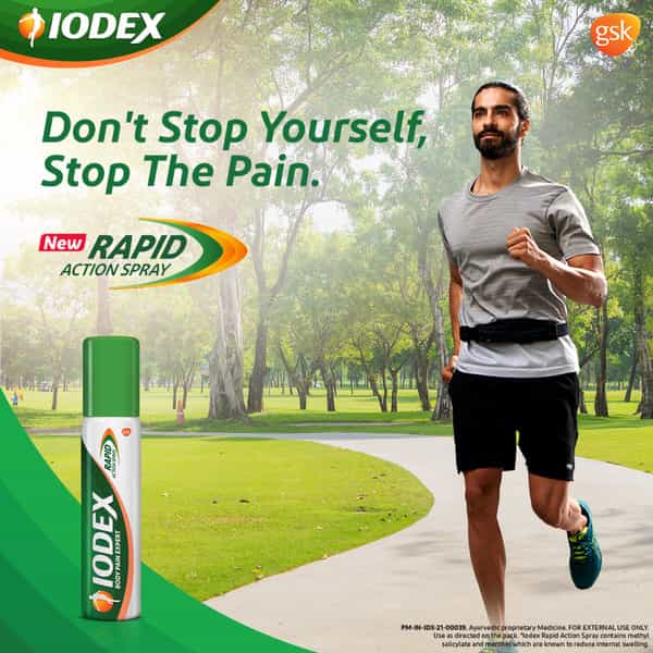 Iodex Rapid Action Spray 60 Gm