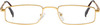 Klar Eye Full Rim Rectangle Reading Glasses Men And Women Powers +0.75 To +3.50+2.50 Power Gold