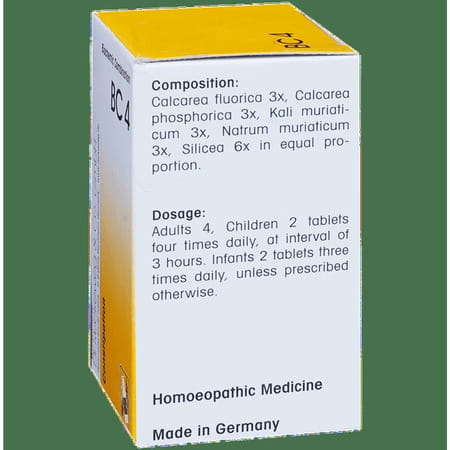 Dr. Reckeweg Bio Combination 4 (Bc 4) Tablet 20 No'S