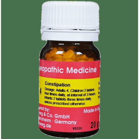 Dr. Reckeweg Bio Combination 4 (Bc 4) Tablet 20 No'S