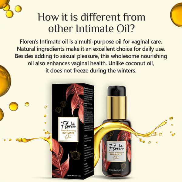 Floren Intimate Hygiene Wash (100Ml) & Intimate Oil (50Ml) Combo For Women Prevents Itching( 100Ml)