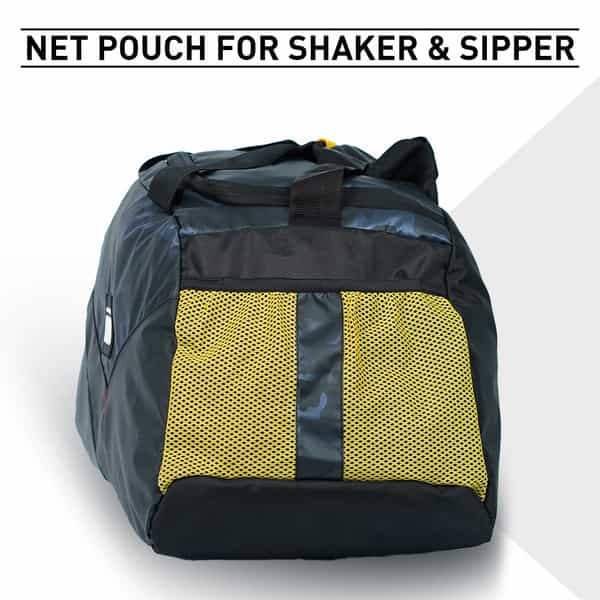 Muscleblaze Training Bag With Shoe Compartment | Gym Bag | Camo Navy | 45 L