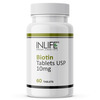 Inlife Biotin 10000Mcg Tablets Vitamin B7 For Hair Growth Supplement - 60 Tablets For Men And Women