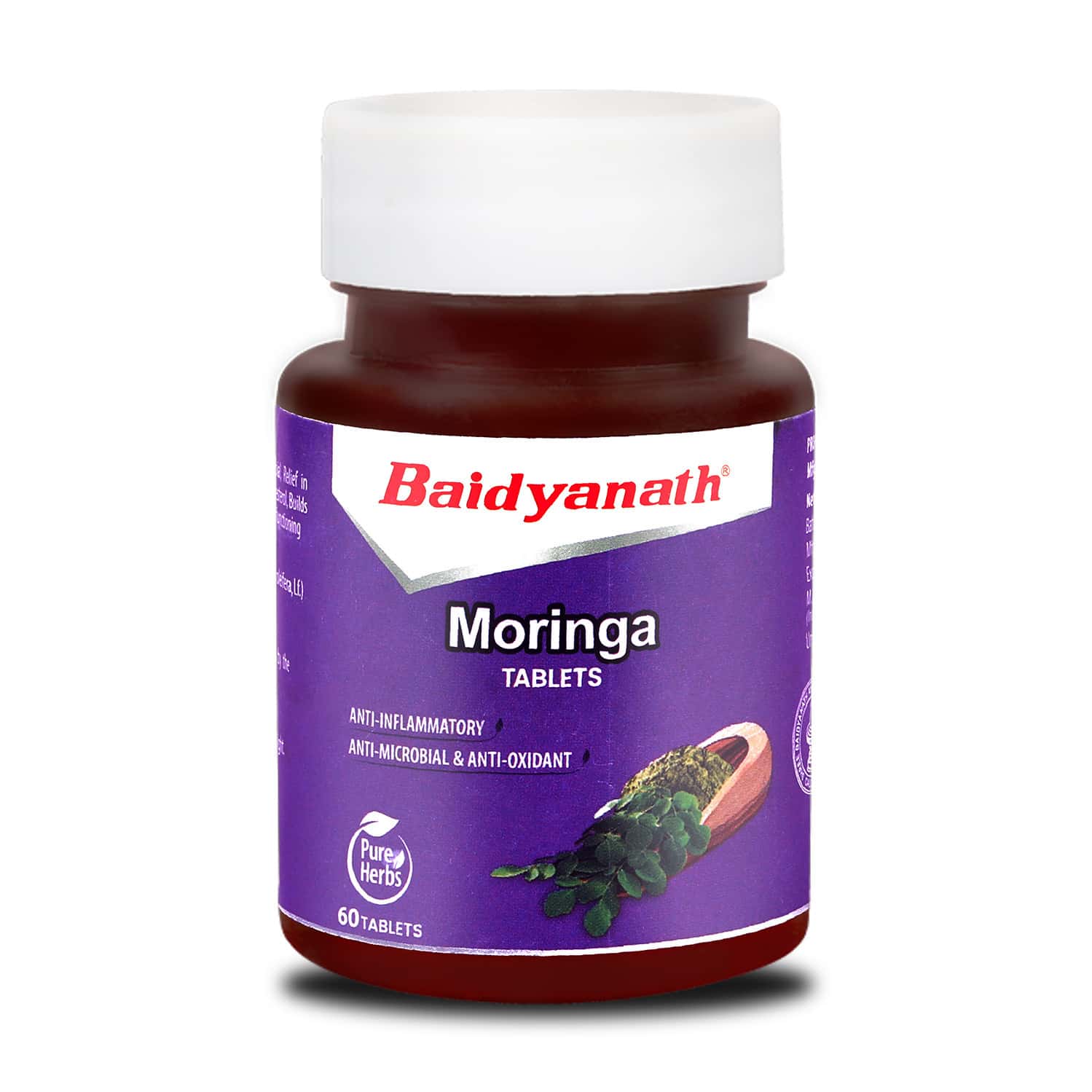 Baidyanath Moringa Tablets 60 Tablets (pack Of 1) - For Overall Health And Wellness (60 Tablets)