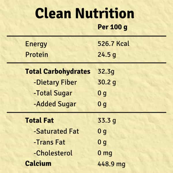 Jus Amazin Organic Chia Seeds (500G) Clean Nutrition Superfood Rich In Fiber Omega3 & Calcium