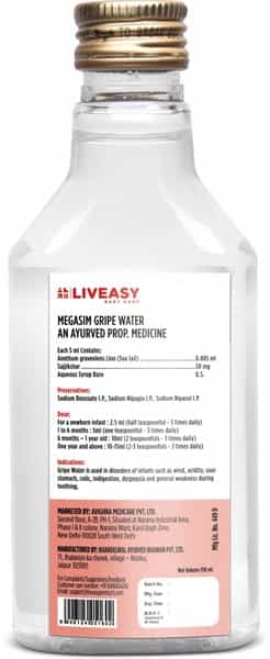 Liveasy Baby Care Gripe Water 150Ml