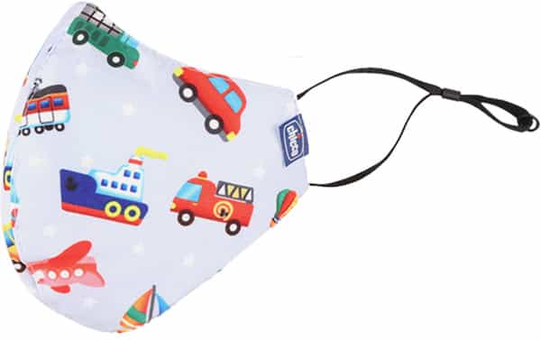 Chicco Kids Face Mask 3-6Y Jungle-Car-Sport - 3Pc