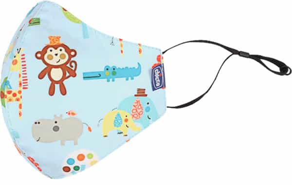 Chicco Kids Face Mask 3-6Y Jungle-Car-Sport - 3Pc