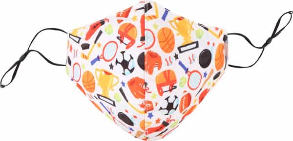 Chicco Kids Face Mask 3-6Y Jungle-Car-Sport - 3Pc