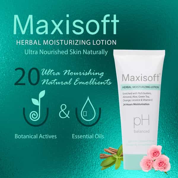 Maxisoft Herbal Moisturizing Lotion | 24 Hours Moisturization | Tube | 100 Ml | Pack Of 2