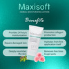 Maxisoft Herbal Moisturizing Lotion | 24 Hours Moisturization | Tube | 100 Ml | Pack Of 2