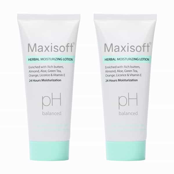 Maxisoft Herbal Moisturizing Lotion | 24 Hours Moisturization | Tube | 100 Ml | Pack Of 2