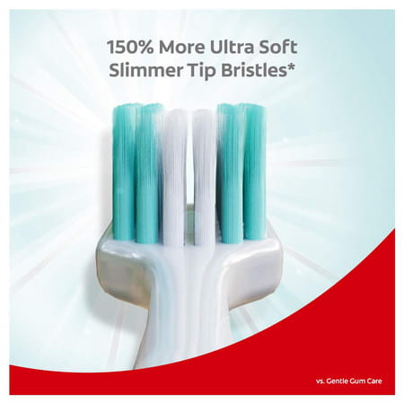 Colgate Gentle Enamel Ultra Soft Bristles Manual Toothbrush Adults | 4 Pcs (Buy2 Get 2) | Multicolor