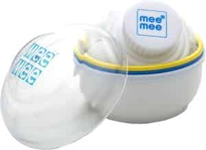 Mee Mee Premium Powder Puff With Powder Storage (blue)