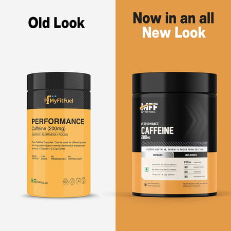 Myfitfuel Performance Caffeine | (200mg) | 120 Capsules