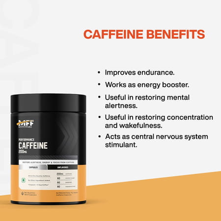 Myfitfuel Performance Caffeine | (200mg) | 120 Capsules