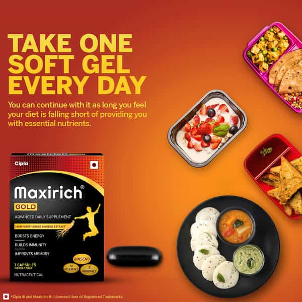 Maxirich Gold Advanced Daily Supplement (7 Capsules)