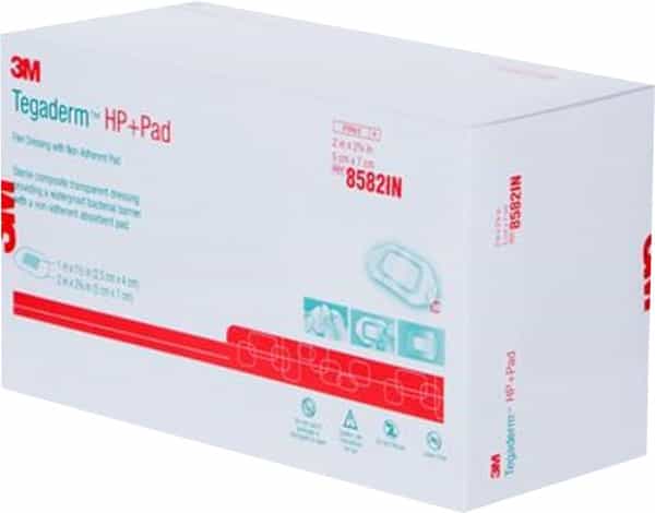 3M Tegaderm Hp+Pad 5Cmx7cm 8582In (Pack Of 50)