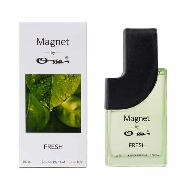 Ossa Magnet Fresh Unisex Eau De Parfum With Lemon | Patchouli | Cedarwood | Musk | Amber | 100Ml