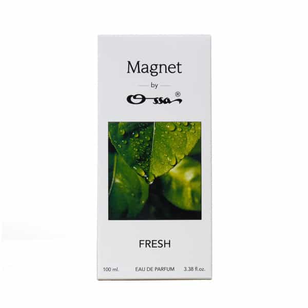 Ossa Magnet Fresh Unisex Eau De Parfum With Lemon | Patchouli | Cedarwood | Musk | Amber | 100Ml