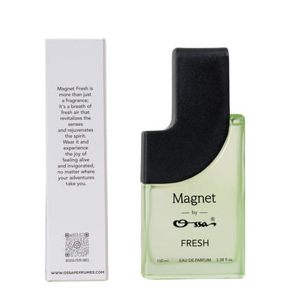 Ossa Magnet Fresh Unisex Eau De Parfum With Lemon | Patchouli | Cedarwood | Musk | Amber | 100Ml
