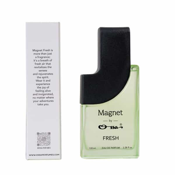 Ossa Magnet Fresh Unisex Eau De Parfum With Lemon | Patchouli | Cedarwood | Musk | Amber | 100Ml